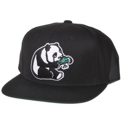 LRG Panda Logo - LRG Panda Snap Back Cap Black - Caps from Native Skate Store UK