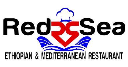 Blue and Red Restaurant Logo - Red Sea Ethiopian and Mediterranean Restaurant - Birmingham, AL ...