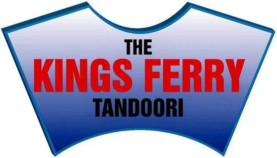 Blue and Red Restaurant Logo - Restaurant logo of The Kings Ferry Tandoori, Sheerness