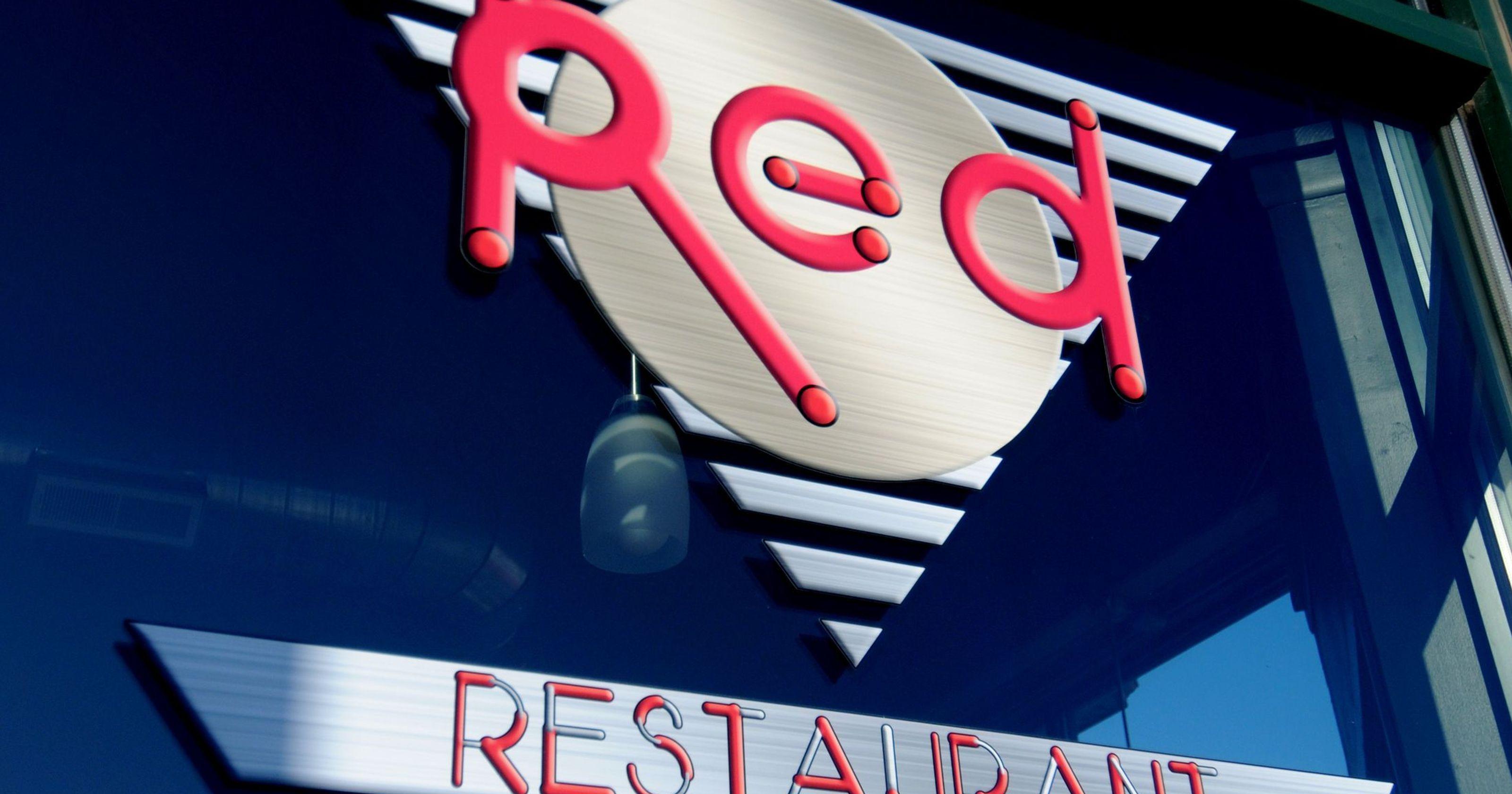 Blue and Red Restaurant Logo - Red restaurant to close on Broadway