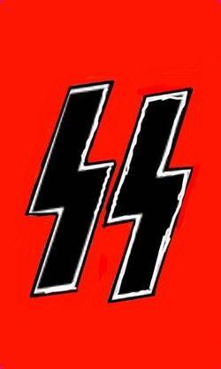 Red SS Logo - Ss nazi Logos