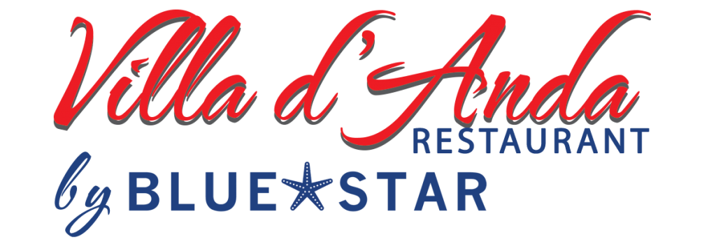 Blue and Red Restaurant Logo - Bohol Restaurants - Villa d'Anda - Blue Star Dive & Resort