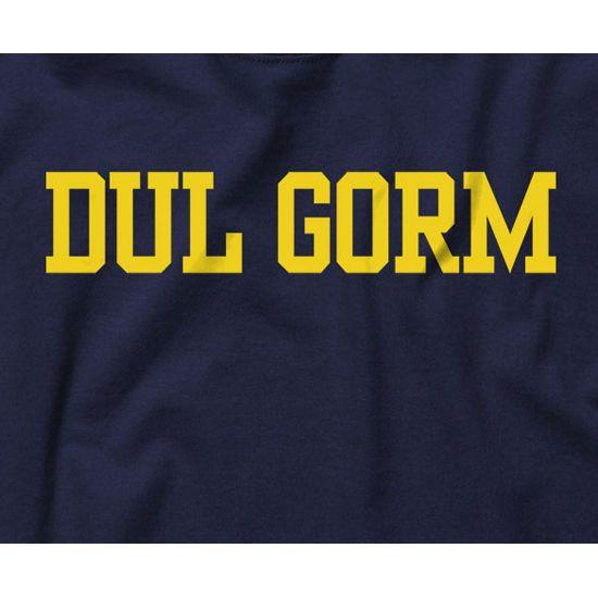 Go Blue University of Michigan Logo - University of Michigan Navy Gaelic Go Blue Language Tee