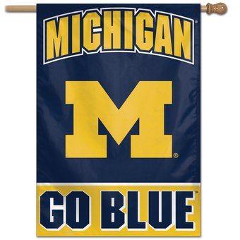 Go Blue University of Michigan Logo - Michigan Wolverines Lawn Décor, University of Michigan Garden ...