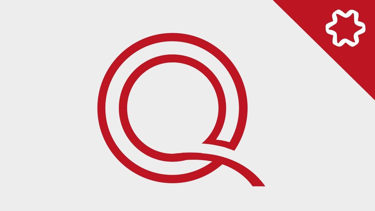 Letter Q Logo - Custome Letter Logo Design in Adobe illustrator CC with circle ...