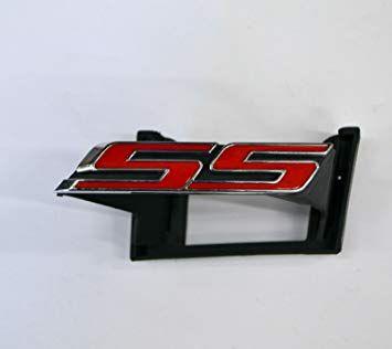 Red SS Logo - 2010-2013 Camaro OEM GM Grille Emblem Install Kit with Brackets ...