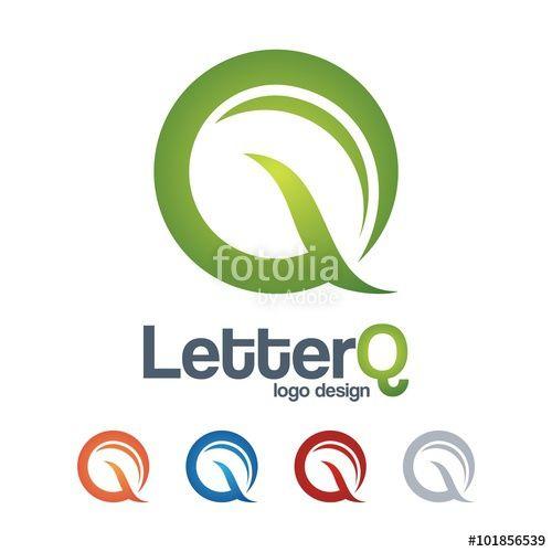 Letter Q Logo - Letter Q Digital Leaf Ecology Design Logo Vector Stock image