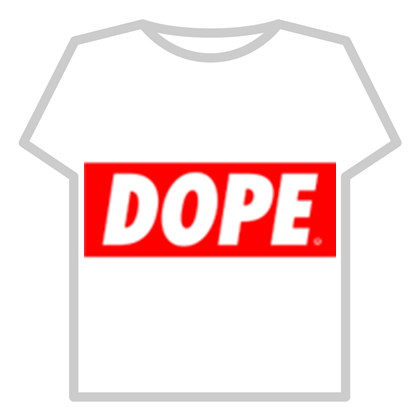 Dope Roblox Logo - Red DOPE Box Logo