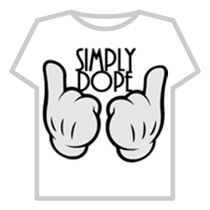 Dope Roblox Logo - Simply Dope T-shirt - Roblox