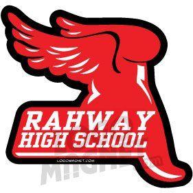 Track Shoe Logo - RAHWAY-TRACK-WINGS-SHOE - Logo Magnet