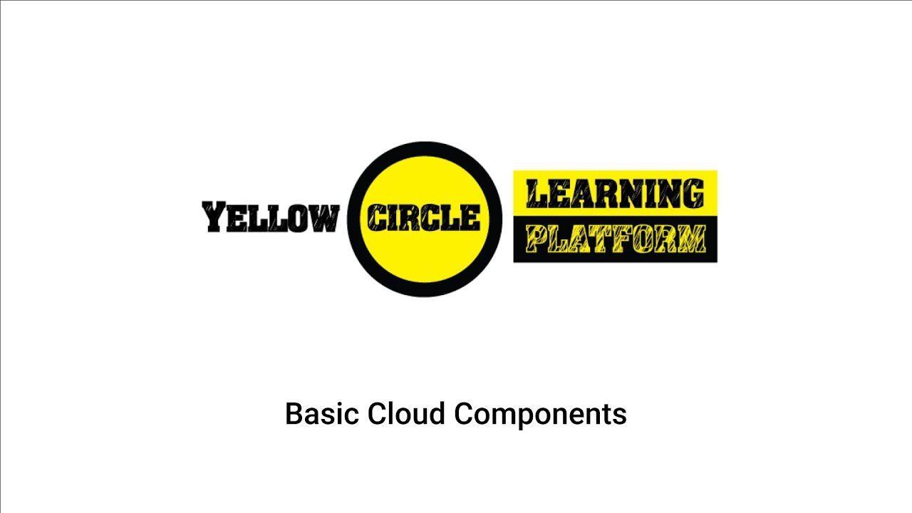 Yellow Cloud Logo - Yellow Circle Cloud Components