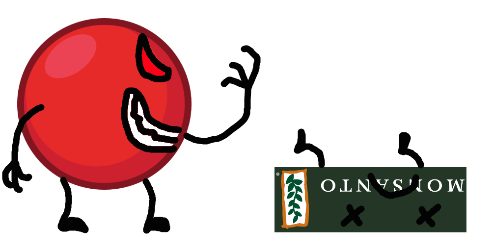 Red Ball F Logo - Red Ball Kills Monsanto Logo by AzUrArInG on DeviantArt