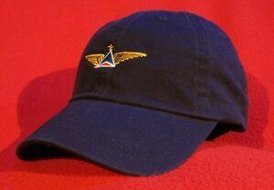 Red Ball F Logo - Delta Air Lines F/O (retired logo) Pilot Wings (blue/red) ball cap BLUE ...