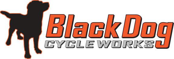 Red and Black Dog Logo - Black Dog Cycle Works | The Ride of My Life