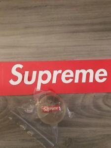 Red Ball F Logo - 2018 F/W SUPREME BOX LOGO BOUNCY BALL With Supreme Logo Sticker | eBay