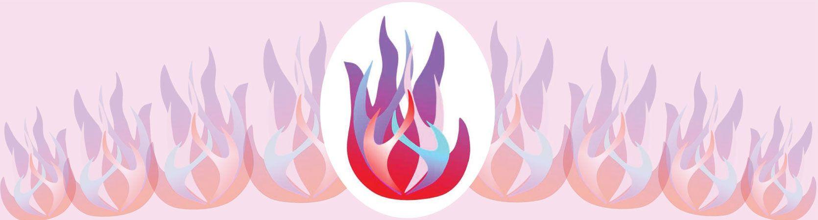 Violet Flame Logo - Violet Flame Chakra Awakening, St Germain channelling, workshops