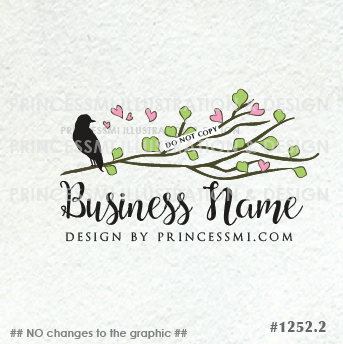 Tree Branch Logo - photography logo, cute camera logo, bird camera logo, photographer ...