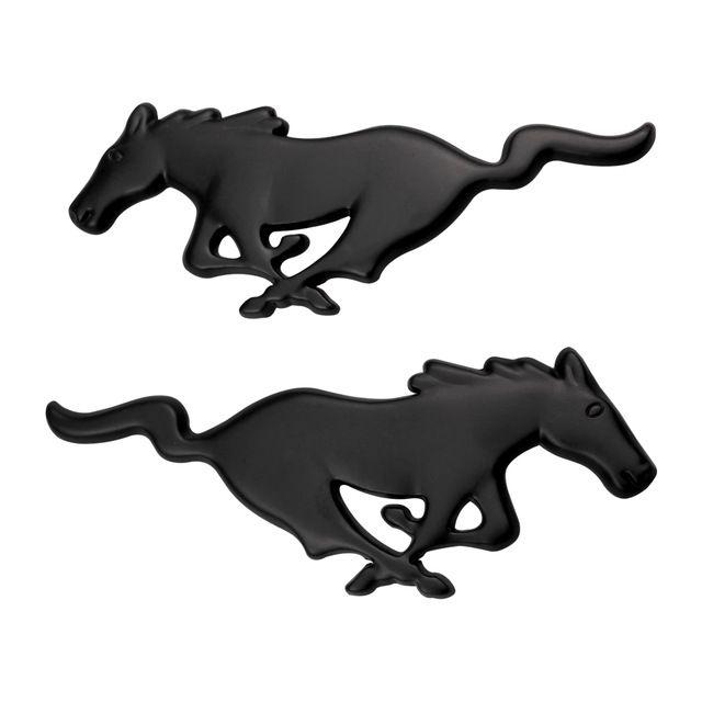 Ford Mustang Horse Logo - Car Sticker 3D Metal Decal Decor Anti Scratch Cool Horse Logo for ...