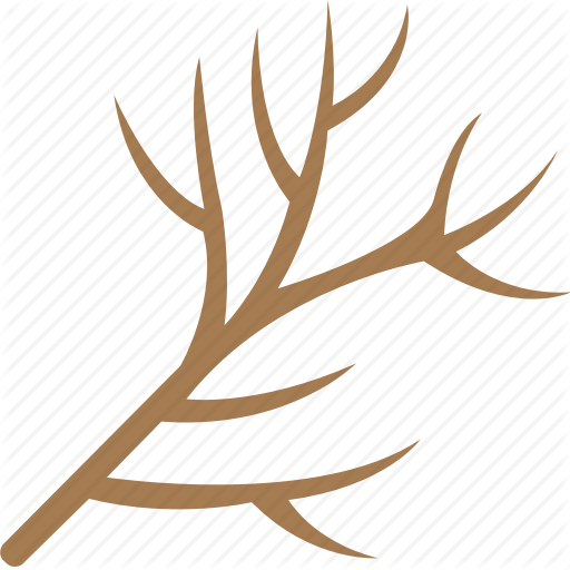 Tree Branch Logo - Dead tree, dry plant, dry tree branch, dry twig, tree branch icon