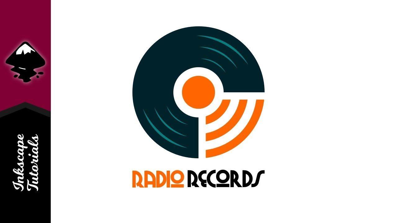 Retro Radio Logo - Inkscape Tutorial: Retro Radio Waves Record Studio Wifi Logo ...
