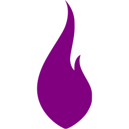 Violet Flame Logo - Purple flame icon - Free purple flame icons