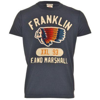 Franklin Clothing Logo - Franklin & Marshall Navy Indian Chief T-Shirt | Clothes | Shirts, T ...