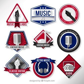 Retro Radio Logo - Radio Labels Vectors, Photos and PSD files | Free Download