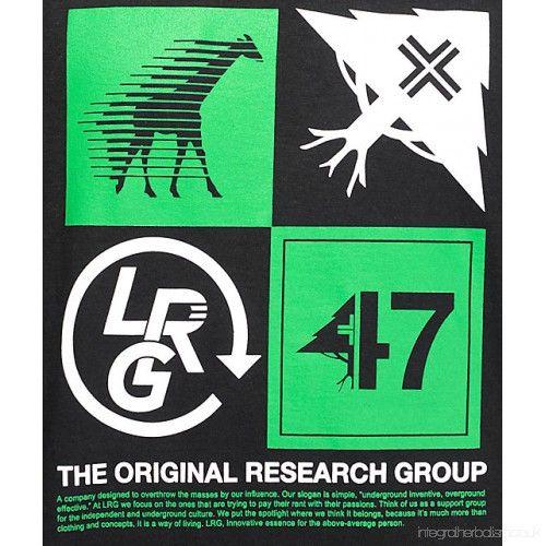 LRG Original Logo - LRG Fourth and Four Black T-Shirt at : PDP 881397