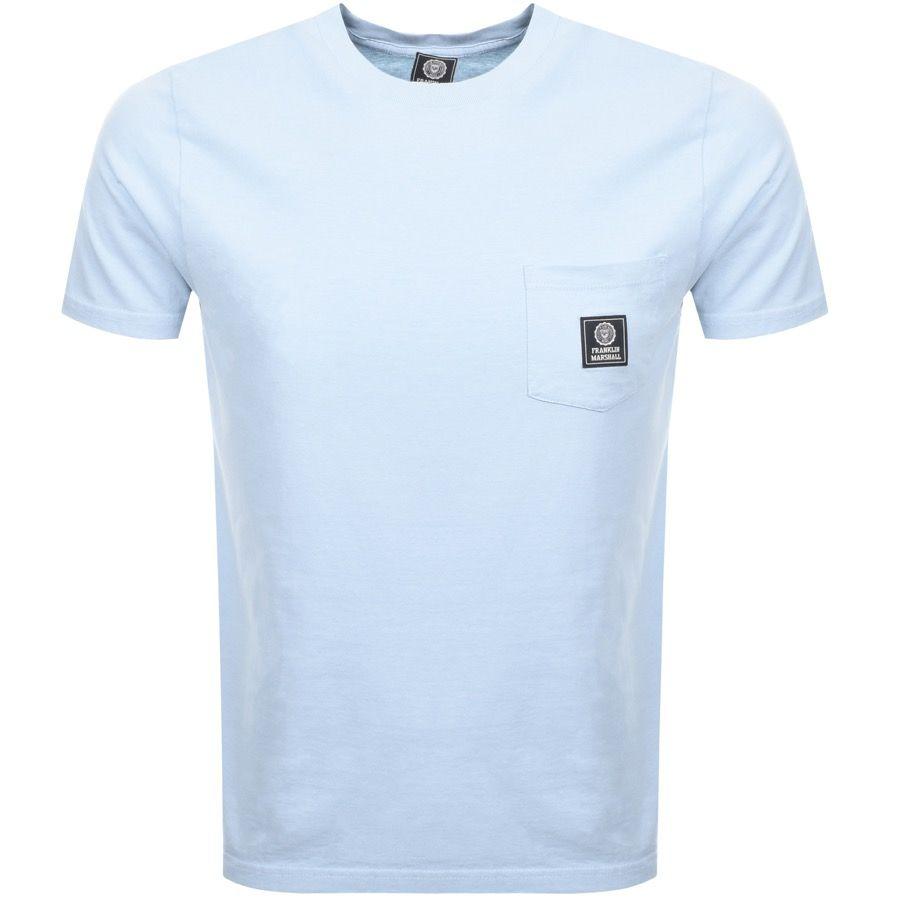Franklin Clothing Logo - Franklin Marshall Franklin Marshall Pocket Logo T Shirt Blue @ Mens ...
