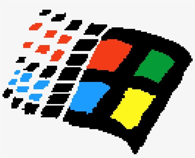Old Microsoft Windows Logo - Old Windows Logo - Microsoft Windows 98 Logo Transparent PNG ...
