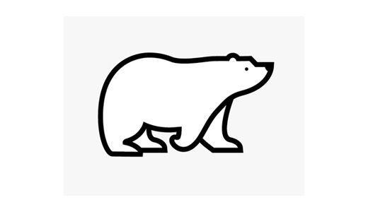 White Bear Logo - 30 Cute Bear Logo Designs for Inspiration | ColorLava | Bear logos ...