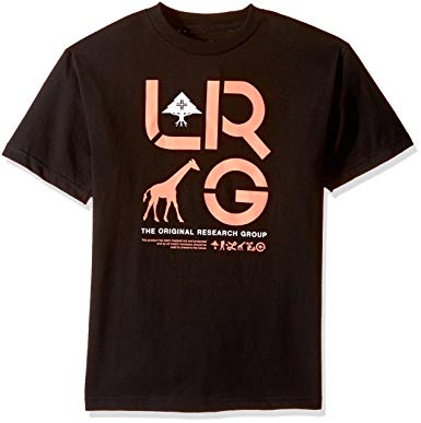 LRG Original Logo - LRG Men's Cluster T Shirt, Black, Small: Amazon.co.uk: Clothing