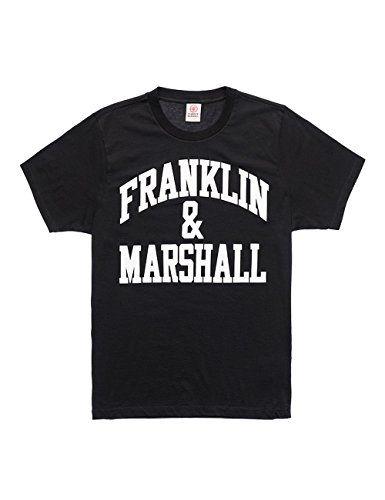 Franklin Clothing Logo - Franklin and Marshall Black Tee Large Logo
