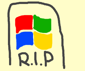 Old Windows Logo - R.I.P. the old windows logo drawing by happysoul - Drawception
