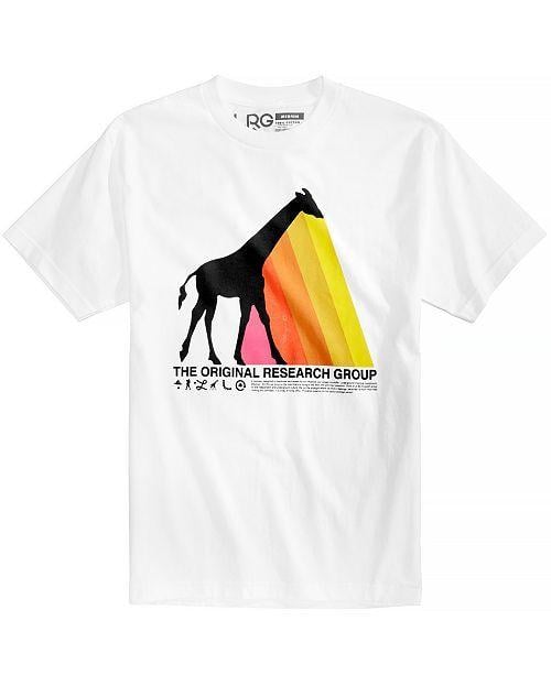 LRG Original Logo - LRG Men's Giraffe Prism Logo-Print T-Shirt - T-Shirts - Men - Macy's