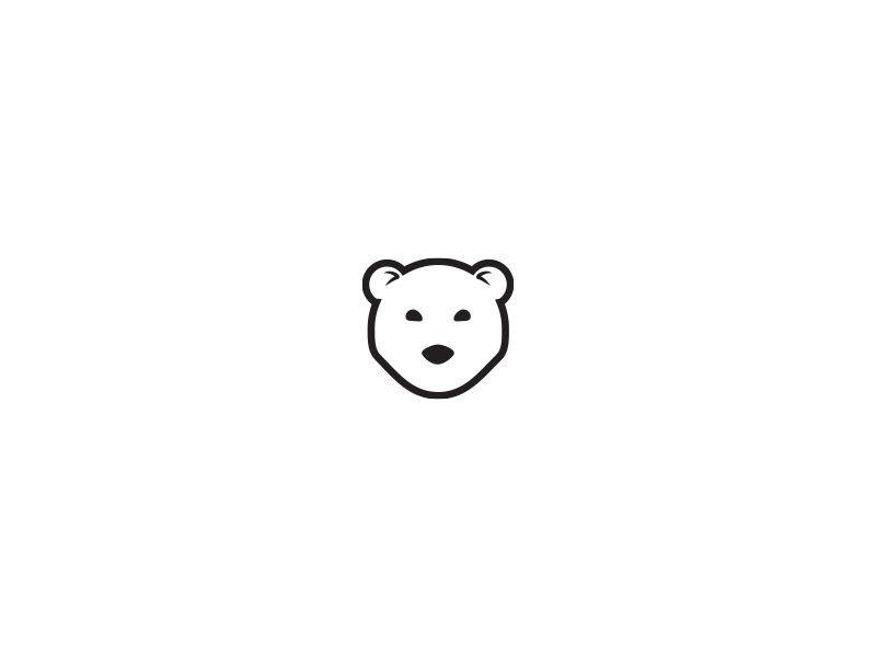 White Bear Logo - Ivan Nikolow Graphic & UI Designer - Polar Bear Logo Design
