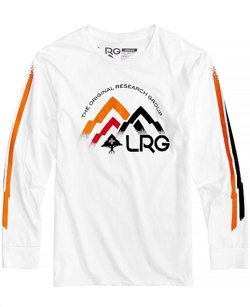 LRG Original Logo - LRG Men's Mountain Original Logo Print T Shirt Shirts