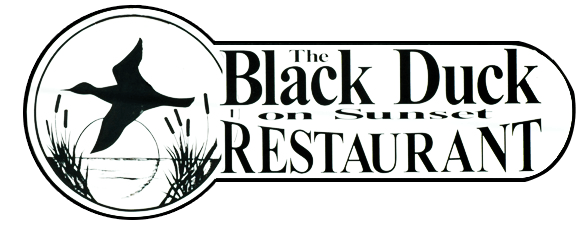 Black and White Restaurant Logo - Black Duck on Sunset Restaurant, Cape May Fine Dining Restaurant ...