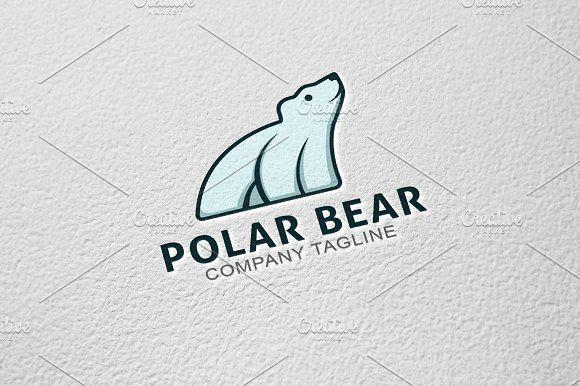 White Bear Logo - Polar Bear - Logo Template ~ Logo Templates ~ Creative Market