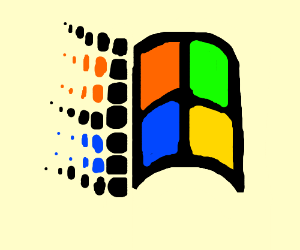 Old Windows Logo - Old windows logo drawing