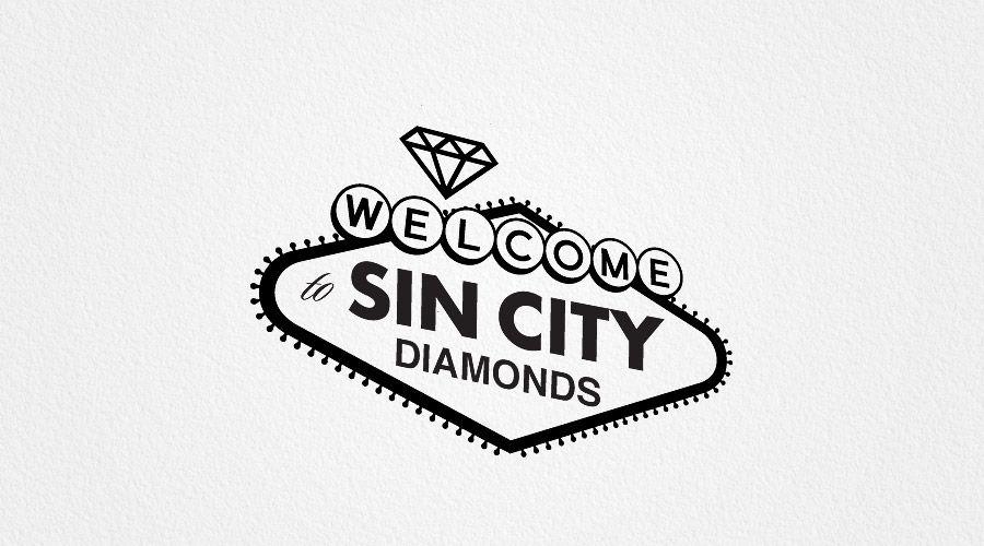 Sin Logo - Sin City Diamonds – Voss Logos