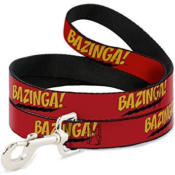 Red and Black Dog Logo - Buckle Down Bazinga! Red Gold Black Dog Leash, 4': Amazon.co.uk