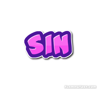 Sin Logo - Sin Logo | Free Name Design Tool from Flaming Text