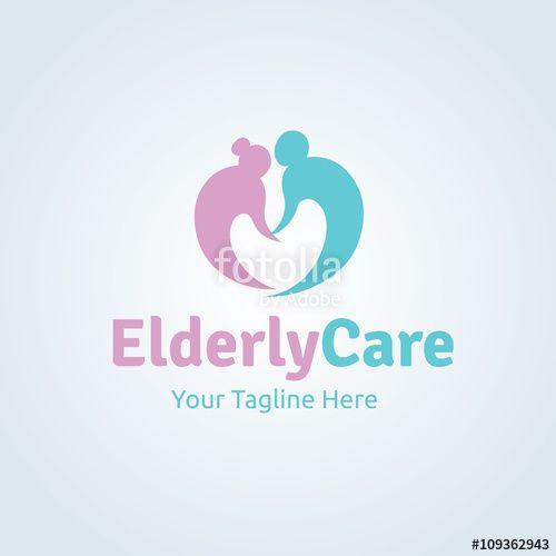 Elderly Logo - elderly care logo template
