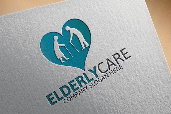 Elderly Care Logo - Elderly Care Logo Template by Josuf Media on Creative Market ...