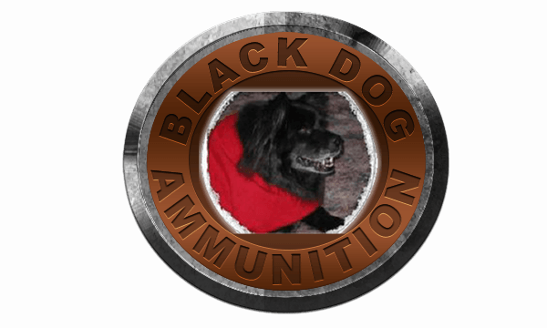 Red and Black Dog Logo - 40 Smith and Wesson - Black Dog Ammunition