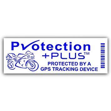Blue Rectangle with White X Logo - 5 x Motorbike GPS Security Stickers-PP Design-Blue on: Amazon.co.uk ...