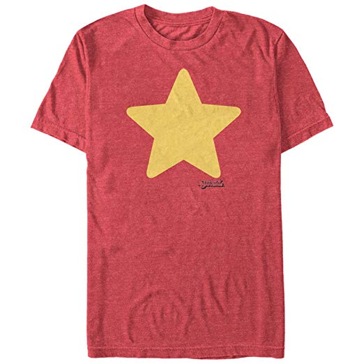 Half Star Red Logo - Amazon.com: Fifth Sun Steven Universe Men's Star T-Shirt Red Heather ...