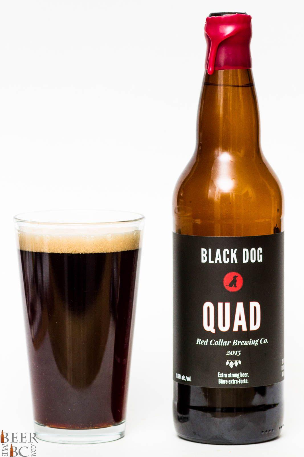 Red and Black Dog Logo - Red Collar Brewing Co. – Black Dog Quad | Beer Me British Columbia