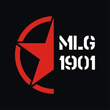 Half Star Red Logo - ISEE 360 Half Star MLG 1901 E3 Customized Royal Enfield Sticker